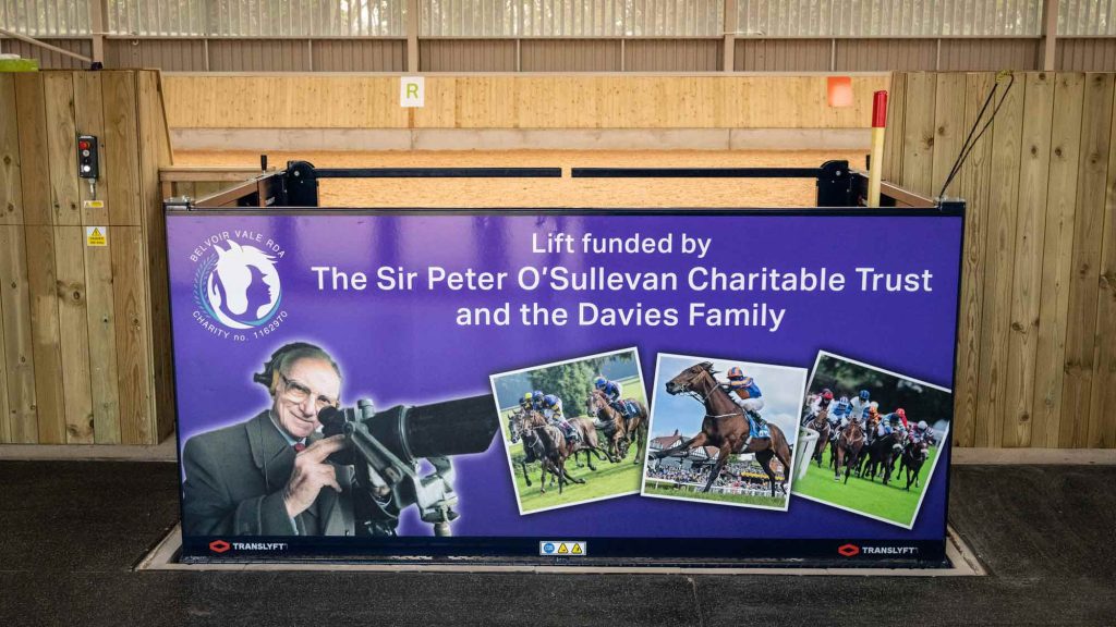 The indoor arena lift